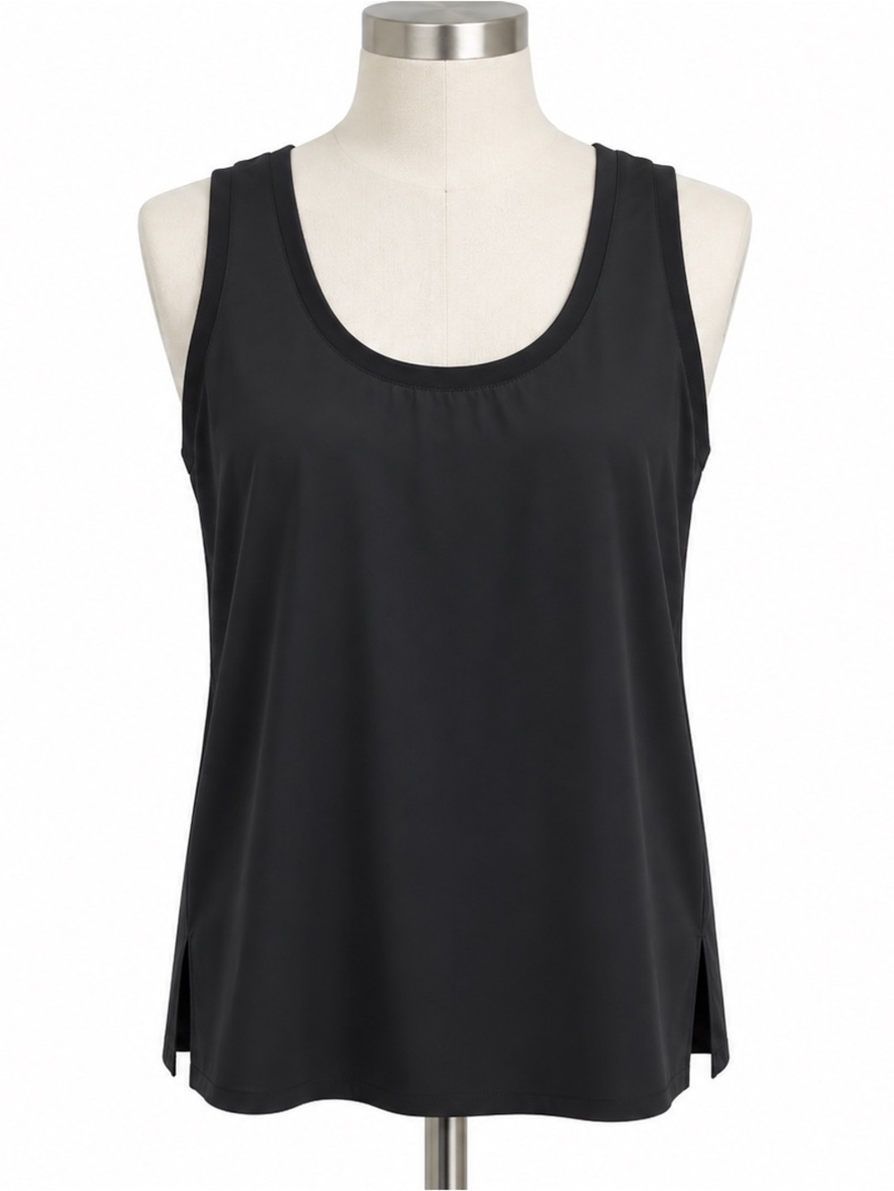 Banana Republic Sleek Black Scoop Neck Tank Top